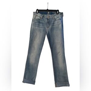 7 For All Mankind - The Modern Straight with trimmed cuff - Size 30